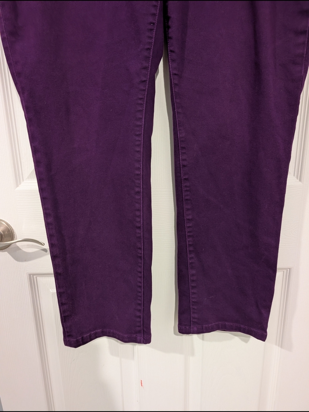 Talbots Purple Heritage Slim Ankle Jeans in Size 16W (Woman) - Picture 5 of 12